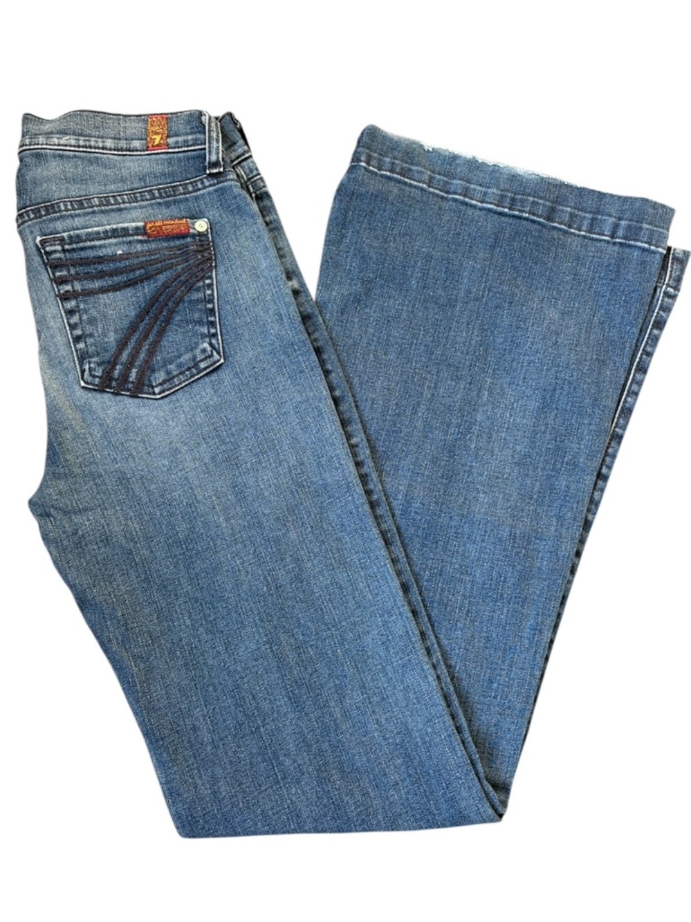 EUC 7 For All Mankind Dojo Bootcut Jeans Size 26